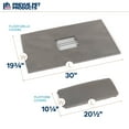 thumbnail image 5 of Prevue Prevue Pet Products Ferret Cage Plush Fitted Platform Cover Set Gray, 20.5" L x 10.3" W x 0.5" Th, 5 of 10