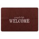 thumbnail image 1 of REGALWOVEN Tapete de puerta antideslizante para interiores y exteriores, bienvenido, rojo 24" x 36", 1 of 1