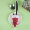 thumbnail image 2 of XKHAZA Christmas Mini Santa Hats Silverware Holders, Wine Bottles Cover, Handmade Xmas Party Dinner Table Dinnerware Decorations Supplies Flatware Decor, 2 of 7
