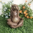 thumbnail image 6 of 4.7IN Meditation Rabbit Resin Statue - Zen Yoga Bunny Figurine for Home, Garden & Easter Decor (Wood-Look Finish), 6 of 6