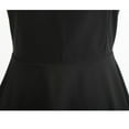 thumbnail image 5 of Black Womens Dresses Vintage V Neck Short Sleeve Solid Color Casual Dress Cocktail Evening Dresses for Women 2024, 5 of 5