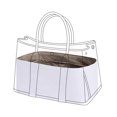 thumbnail image 3 of Organizador de bolsos liviano DGAZ para bolso de fiesta de jardín de Hermes, interior de bolso de seda y papel Dupont para bolsos de lujo, 3 of 5
