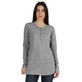 thumbnail image 1 of Inkmeso Tshirt With Buttons Jersey Tee Long Sleeve Top For Women, 1 of 8