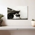thumbnail image 2 of Elephant Stock Drifting Sports Car Wall Art - Horizontal Canvas Wall Art - Living Room Wall Decor - Transportation Canvas - Black And Gray Decor - 12" x 8", 2 of 8