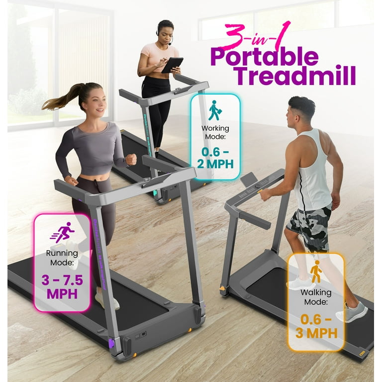Denise Austin WalkingPad Foldable Treadmill for Small Spaces