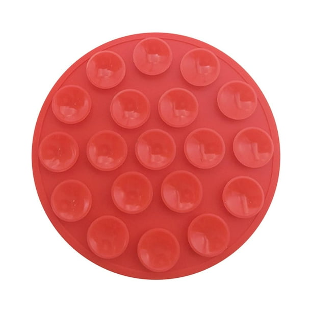Soporte para teléfono de coche, soporte para teléfono con 19 gránulos de silicona de doble cara con ventosa para teléfono, soporte para selfies con ventosa de doble cara, soporte para teléfono móvil
