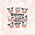 thumbnail image 4 of Inktastic Welcome to the Herd with Cute Black and White Holstein Cows Boys or Girls Baby Bodysuit, 4 of 5