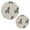 Grey Cute Donkeys Pattern, variant on Cotton Thread Weave Hot Pot Holders Multi-use Hot Mats Non-Slip Coasters Heat Resistant Potholders for Cooking Baking Small Heart and Bee Patterns