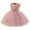 Pink, variant on Girl Dresses Princess Sleeveless Bridesmaid Kids Party Dresses Tulle Birthday Prom Ball Wedding Flower Girls Dress Purple 3-4 Years