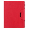 thumbnail image 7 of for iPad Pro 11 Inch 5th Generation 2024 PU Leather Wallet Case, with Card Pocket/Pencil Holder/Typing Angle Auto Sleep/Wake for iPad Pro 11 2024 Vegan PU Leather Magnetic Cover, Red, 7 of 7