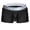 A-Black97, variant on Men Breathable Comfortable Boxer Briefs Soft Stretchy Quick Dry Pouch Daily Casual Trunks