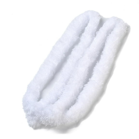 Polyester Plush Sticks Chenille Stems Pipe Cleaner for Making White 1400x17mm