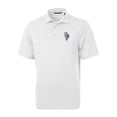 thumbnail image 2 of Men's Cutter & Buck White Kansas City Royals City Connect Virtue Eco Pique Recycled Polo, 2 of 3