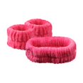 thumbnail image 1 of Diademas de vellón de Coral para mujer, bandas para el pelo impermeables, pulseras absorbentes, conjunto de accesorios para el cabello, 1 of 4