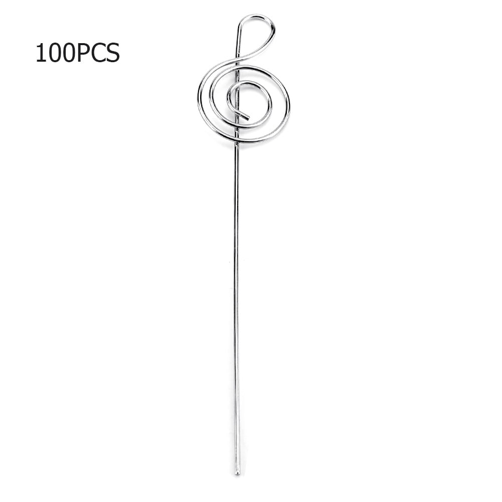 Memo Clip Picture Clip Holder 100Pcs DIY Note Shape Metal Wire Memo