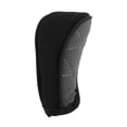 thumbnail image 1 of Cubierta de pomo de cambio de marcha única Bargains universal para automóvil SUV camión RV protector de mango de cambio de cremallera PU poliéster gris, 1 of 7