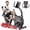 HB-B51 Black, variant on HARISON Recumbent Exercise Bike for Home 350 lbs Capacity, Stationary Bike with Bluetooth