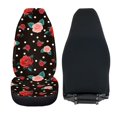 thumbnail image 6 of XYZCANDO Car Seat Covers Polyester Car Front Seat Covers Vehicle Front Seat Covers Auto Accessories Anti-Slip Truck SUV, Red Rose Polka Dot Design, 6 of 10