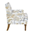 thumbnail image 6 of Miekor Accent Chair, Floral Armchair, Nailhead Trim, Gold and Grey Decor, Solid Wood Legs, Farmhouse Furniture, Upholstered Slipper Chair, Side Chair, Traditional Print, Wayfair Living Room. No.9547, 6 of 8
