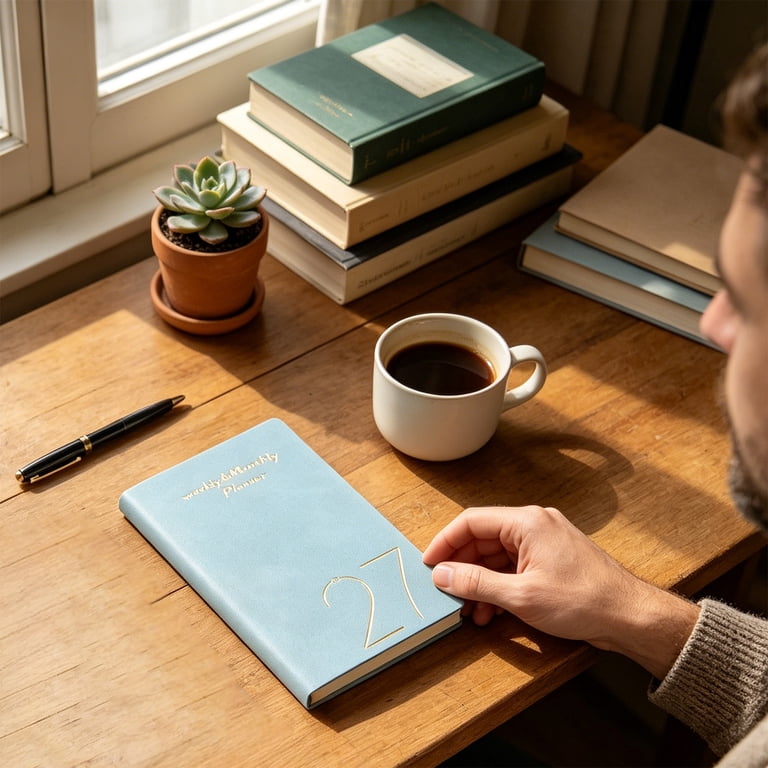 Daily Planner,Notebook,2027 English 365 Days Journal,Portable Calendar ...