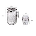 thumbnail image 5 of Light Luxury Wave Pattern Cold Water Kettle, Household Thickened Heat-Resistant Plastic Water Jug, Large Capacity Water Cup Set for Home Use, 5 of 5