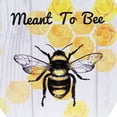 thumbnail image 6 of Northlight Beaded Meant to Bee Hexagon Hanging Wall Sign - 8.25" x 7" - White and Yellow, 6 of 9