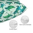 thumbnail image 3 of Fotbe Green Sea Turtle Funda de Almohada Decorativa Estilo Occidental, Lujo en Algodón, Fundas para Almohadas King, Cojín Estampado para Decoración del Hogar-20"x30", 3 of 6