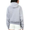 thumbnail image 2 of Women's G-III 4Her by Carl Banks Heather Gray Philadelphia Eagles Flowers Team Logo Graphic Fleece Pullover Hoodie, 2 of 2