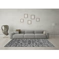 thumbnail image 3 of Ahgly Company Indoor Round Oriental Gray Industrial Area Rugs, 3' Round, 3 of 4