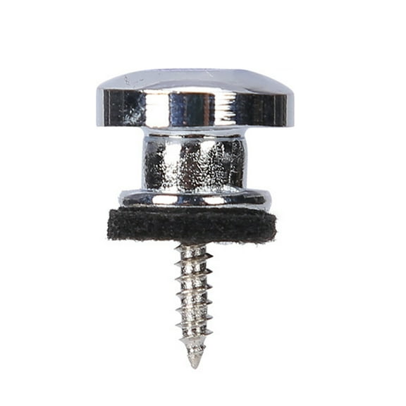 4 Pcs Guitar Strap Lock Buttons Metal End Pins Security Straplocks Belt Buckle Retainer System for Guitar Bass Ukulele