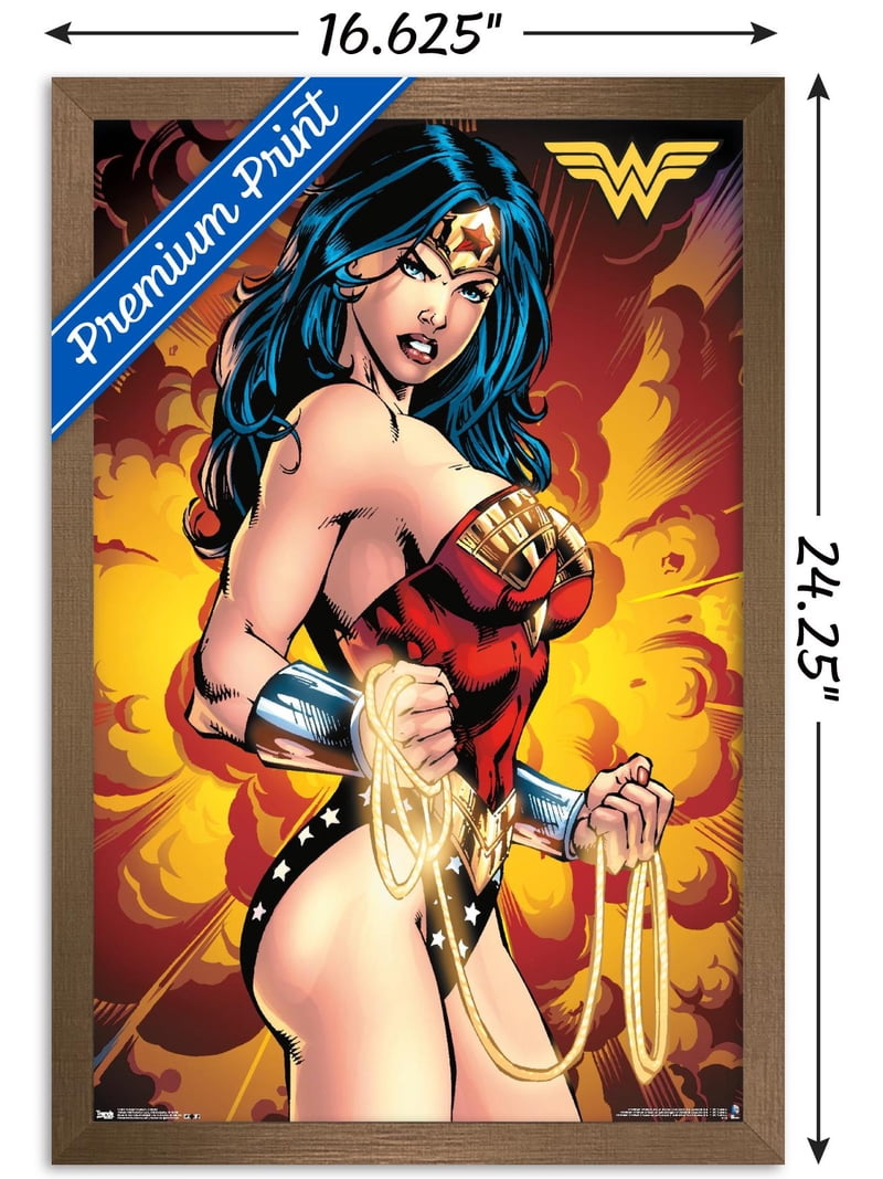 Wonder Woman アートポスター 額装済み Wonder Woman アートポスター 額装済み Wonder Woman Portrait Poster