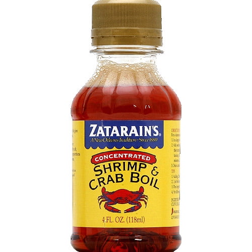 Zatarain's Concentrated Shrimp & Crab Boil, 4 fl oz, (Pack of 6