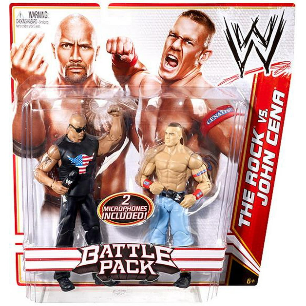 WWE Action Figures 2pk, John Cena/The Rock
