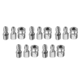 thumbnail image 1 of 5 Pcs NPT 3/8 Inch Male and Female Quick Connector Kit and 5 Pieces NPT 3/8 Inch Pressure Washers Plug Male Nipple, 1 of 5