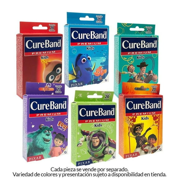 Venditas Adhesivas Jaloma Cureband Premium CB Pixar Varios Modelos