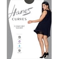 thumbnail image 3 of Hanes womens Curves Comfort Shorts, Nude, 1X-2X US, 3 of 4