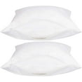 thumbnail image 4 of Dependable Waterproof Zippered Vinyl Pillow Protectors, Standard/Queen, 2 Count, 4 of 6
