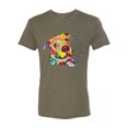 thumbnail image 3 of Colorful Pitbul | People Will Know How Large Your Soul | Dean Russo Art Animal Lover Mens Premium Tri Blend T-Shirt, Military Green, Large, 3 of 6
