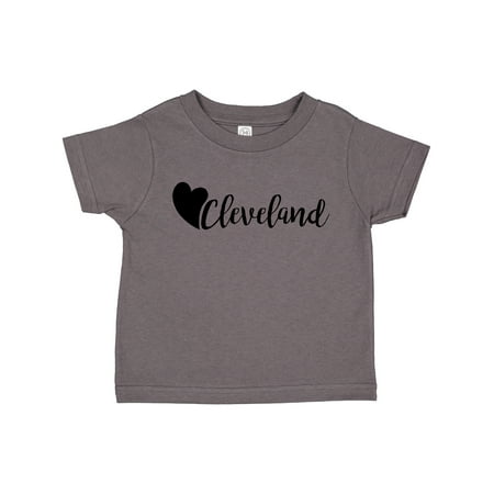 

Inktastic Cleveland with a heart Boys or Girls Toddler T-Shirt