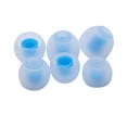 thumbnail image 3 of AceMonster 3 Pairs 6 PCS S M L Silicone 4.5mm Earbud Cushion Replacement Headphone Headset Ear pads Gel Covers Tips For Earphone LZ A4 DZ9  (White+Blue), 3 of 6