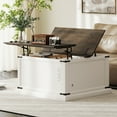 thumbnail image 2 of HOMCOM Lift Top Coffee Table with Charging Station and Storage, White, 2 of 10