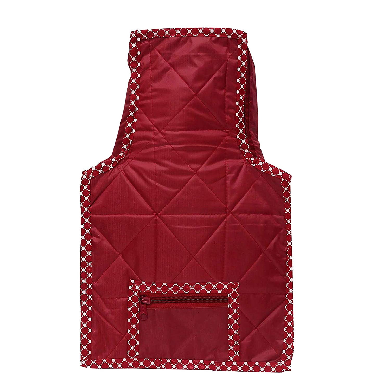 atorakushon Parachute Fabric Blouse Garments Cover Clothes Storage Bag Wardrobe With Double Zip Lock Set of 4 Maroon