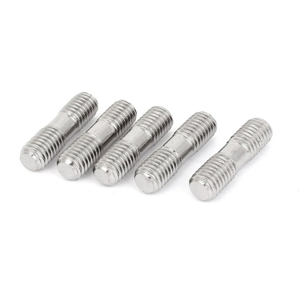 Uxcell M8 x 30mm Metric A2 Stainless Steel Double End Threaded Stud