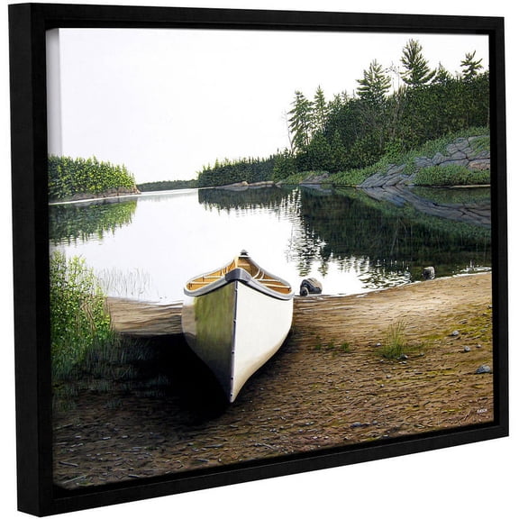 ArtWall Ken Kirsh "Silent Retreat 1" Gallery-Wrapped Floater-Framed Canvas