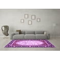 thumbnail image 3 of Ahgly Company Indoor Rectangle Persian Purple Traditional Area Rugs, 7' x 9', 3 of 4
