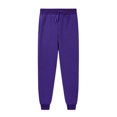 thumbnail image 5 of Mens Elastic Waistband Sweatpants With Drawstring Zipper Pockets Athletic Workout Track Pants Men Fall Winter Pants, 5 of 5