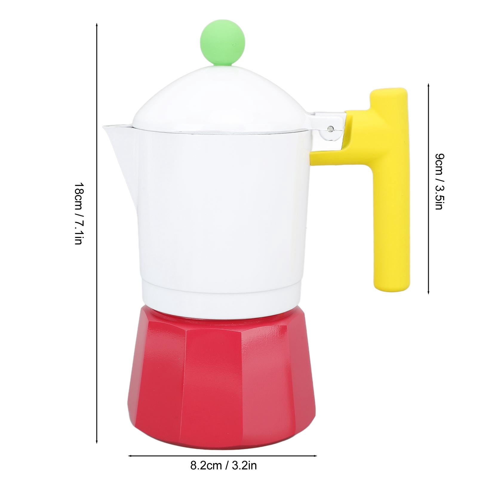 LAZIOEGR Compact Aluminum Moka Coffee Maker – Authentic Italian Brew, Portable & Easy‑Clean Stovetop Percolator for Home, Office & Travel