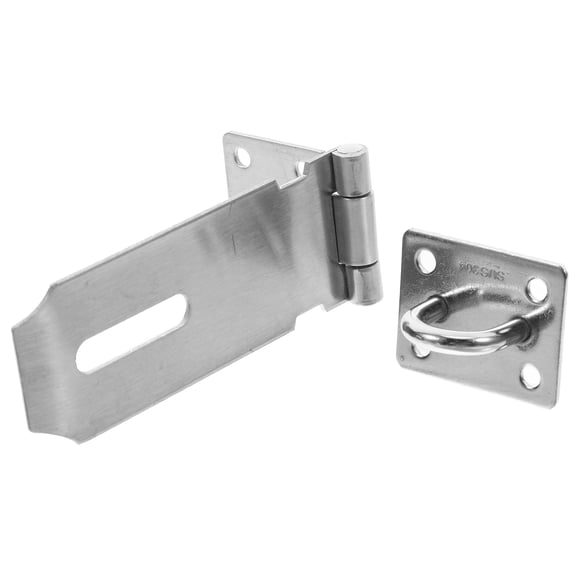 Luxshiny Stainless Steel Door Latch Lock, Heavy Duty, Silver, for Home Use
