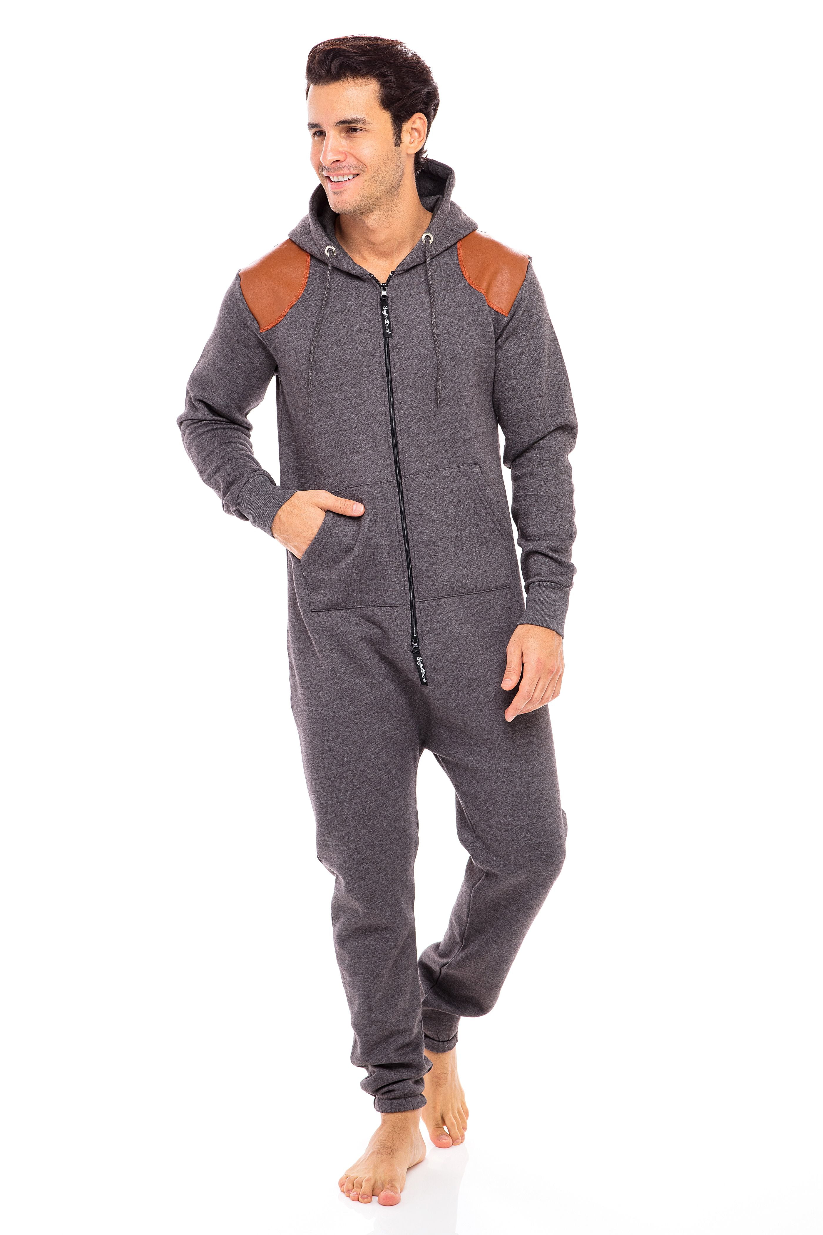gray jumpsuit