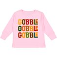 thumbnail image 3 of Inktastic Thanksgiving Funny Gobble Boys or Girls Long Sleeve Toddler T-Shirt, 3 of 5